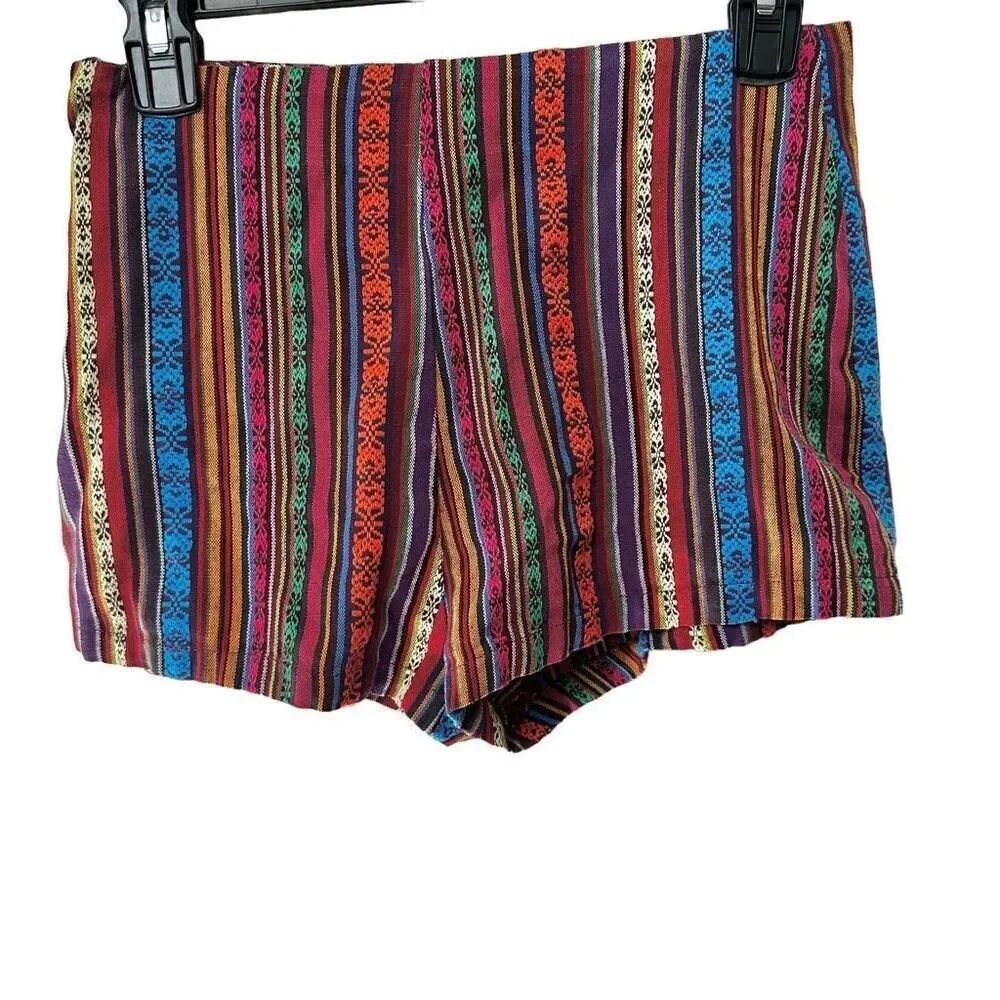 Shein colorful striped shorts